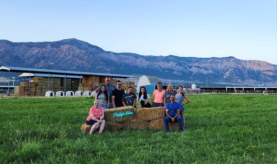 The Papageorge family at Pappy's Farm